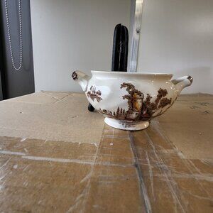 Johnson Bros The Old Mill Sugar Bowl NO LID GUC SEE PICTURES BIN C